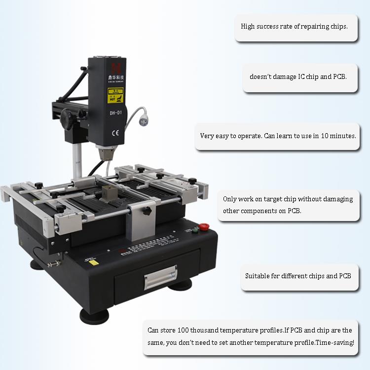 Màquina de soldar bga amb pantalla tàctil de 2 en 1