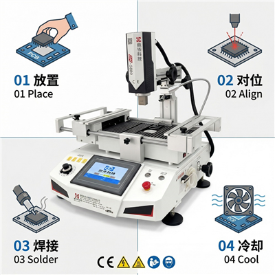Estació de soldadura d'aire calent